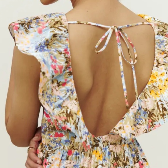 Reformation Reina Dress in Countryside - Picture 2 of 3